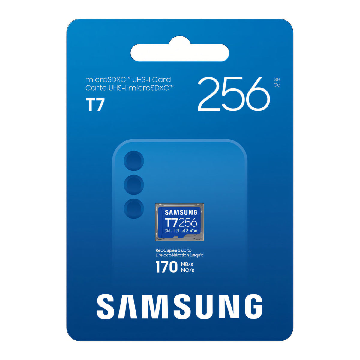 Samsung T7 256GB UHS-I Class U3 microSDXC Memory Card MB-MB256T/WW