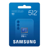 Samsung T7 512GB UHS-I Class U3 microSDXC Memory Card MB-MB512T/WW