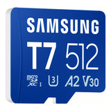 Samsung T7 512GB UHS-I Class U3 microSDXC Memory Card MB-MB512T/WW