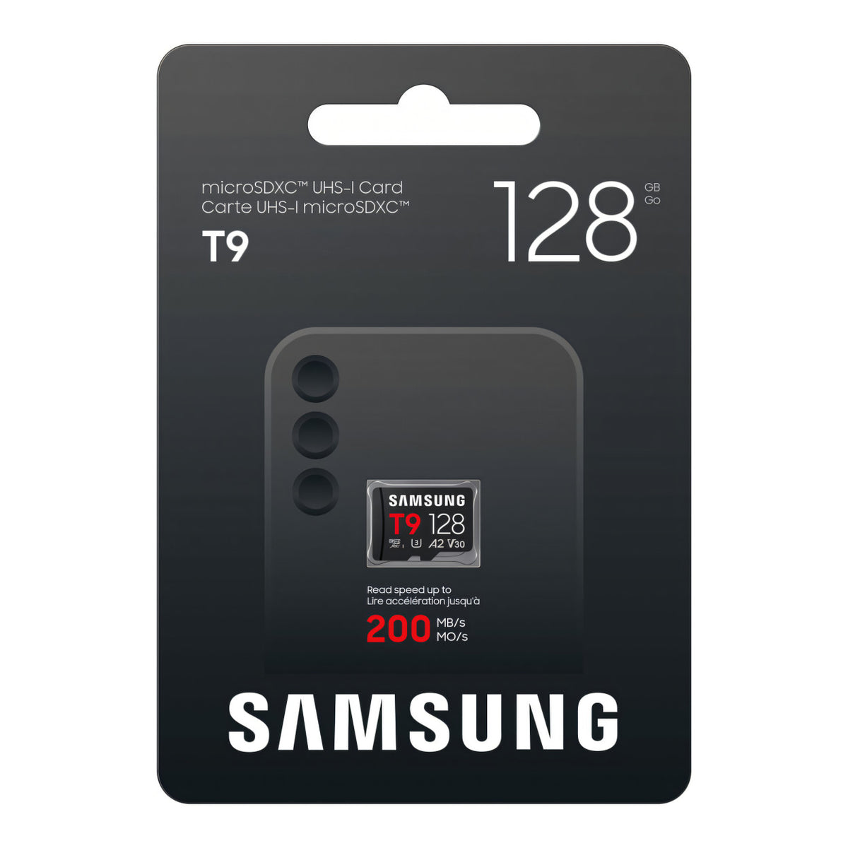 Samsung T9 128GB UHS-I Class U3 microSDXC Memory Card MB-MH128T/WW