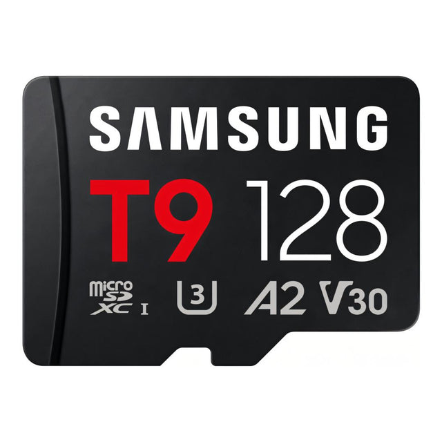 Samsung T9 128GB UHS-I Class U3 microSDXC Memory Card MB-MH128T/WW