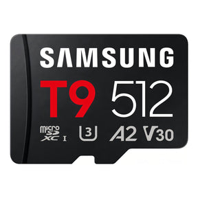 Samsung T9 512GB UHS-I Class U3 microSDXC Memory Card MB-MH512T/WW