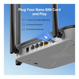 Mercusys MB115-4G Wireless N 4G LTE Router - Single-band 2.4GHz Fast Ethernet MB115-4G