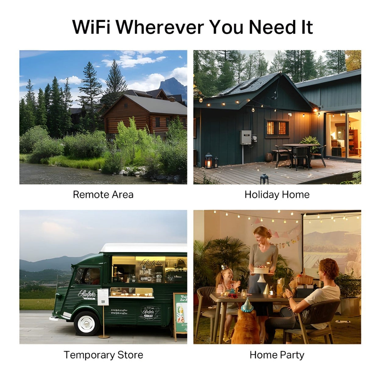 Mercusys MB135-4G AC1200 4G LTE Wireless Router - Dual Band 2.4GHz and 5GHz Gigabit Ethernet