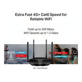 Mercusys MB235-4G AC1200 Wireless Router - Dual Band 2.4GHz and 5GHz Gigabit Ethernet