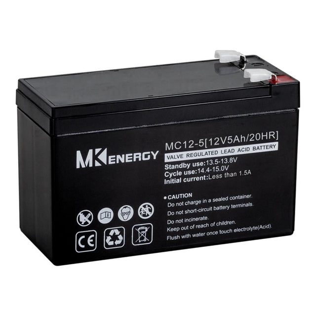 LinkQnet 12V 5Ah Lead Acid Battery MC-12-5