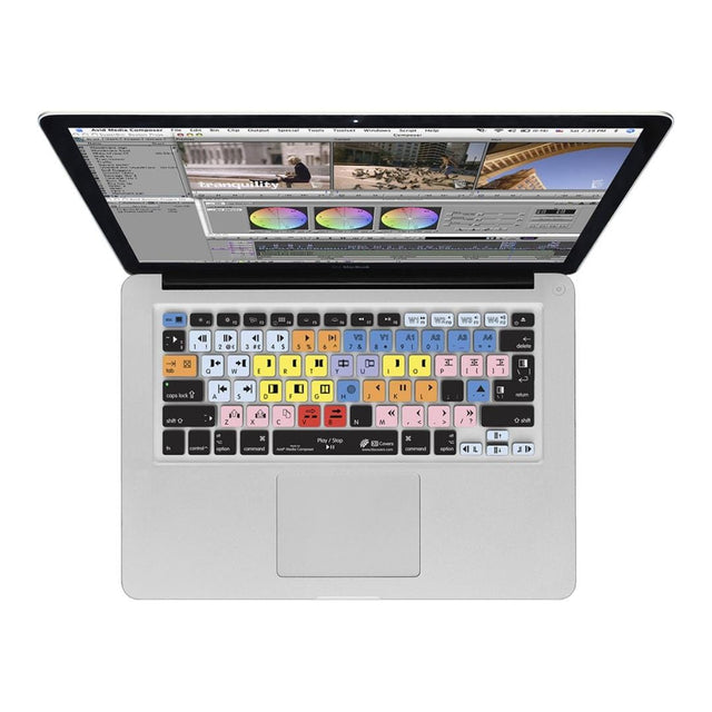 KB Covers Avid Media Composer Keyboard Cover for MacBook Pro MC-M-ISO-CC