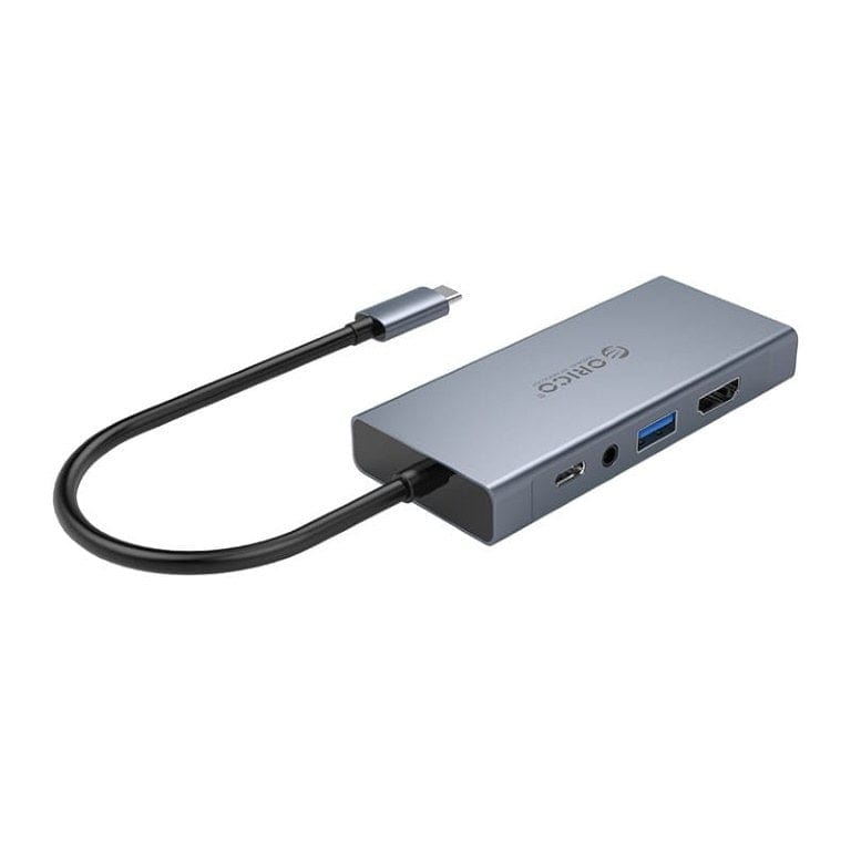 Orico 5-in-1 to Type-C Multifunctional Docking Station MC-U501P-GY-BP