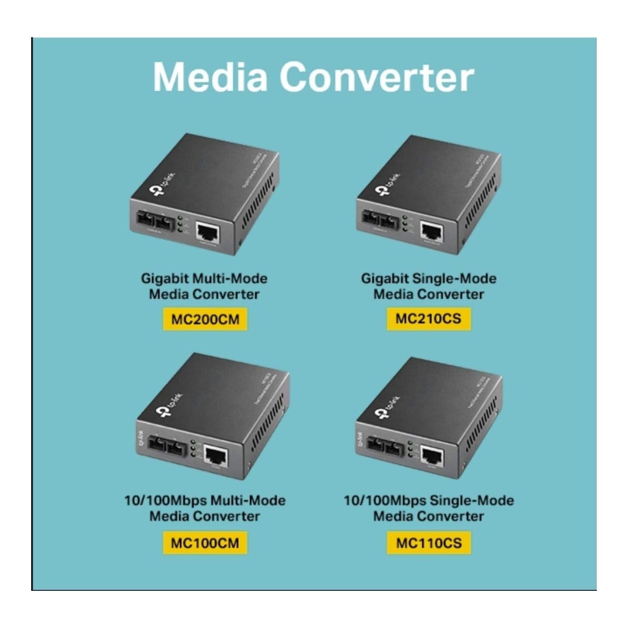 TP-Link Omada MC200CM Gigabit Multi-Mode Media Converter – FirstShop
