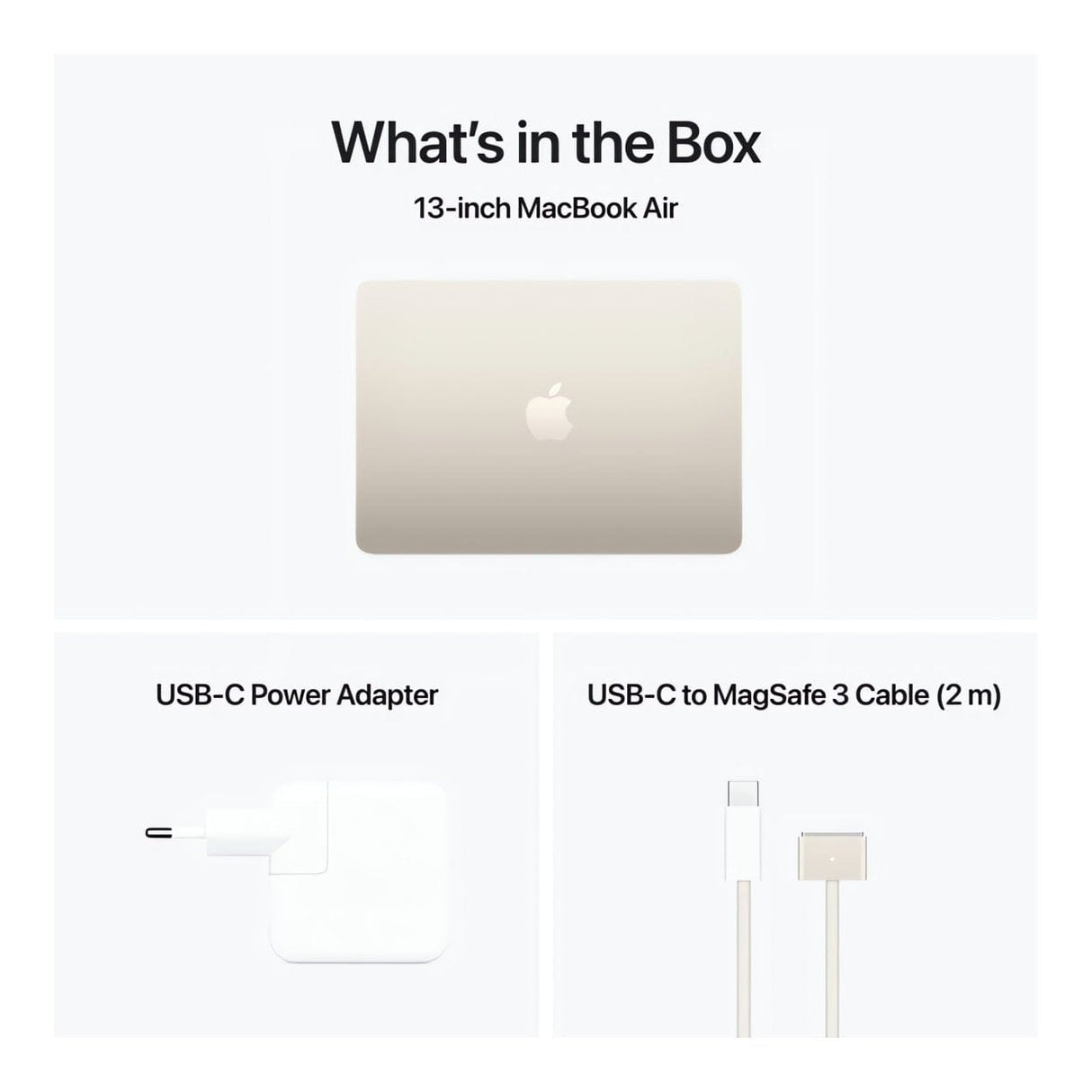 Apple MacBook Air 13.6-inch Retina Laptop - Apple M4 512GB SSD 24GB RAM macOS Starlight