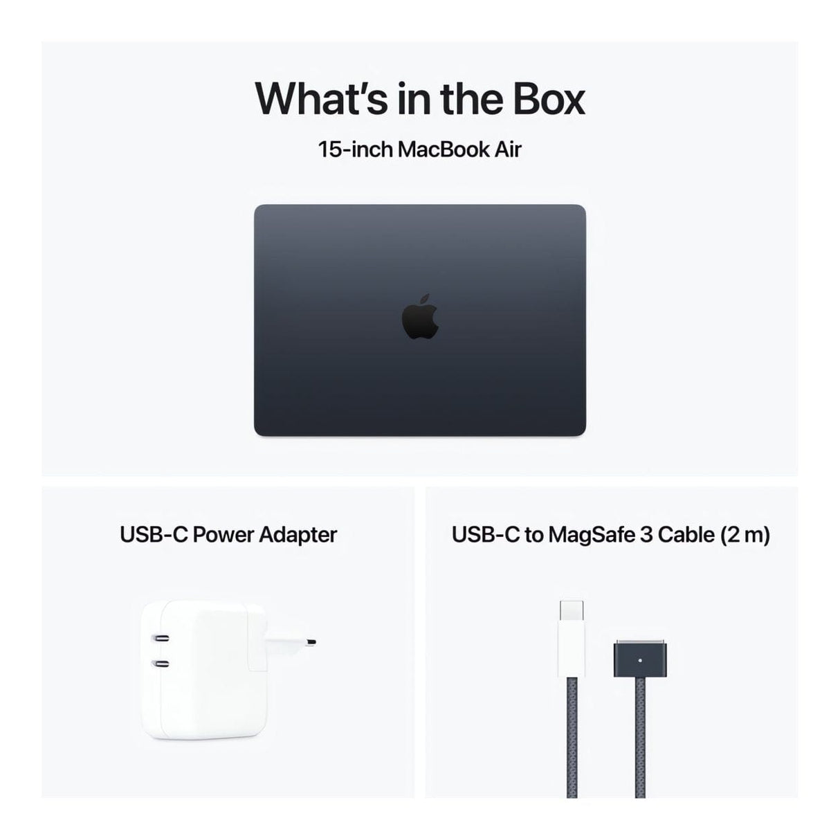 Apple MacBook Air 15.3-inch Retina Laptop - Apple M4 512GB SSD 24GB RAM macOS Midnight
