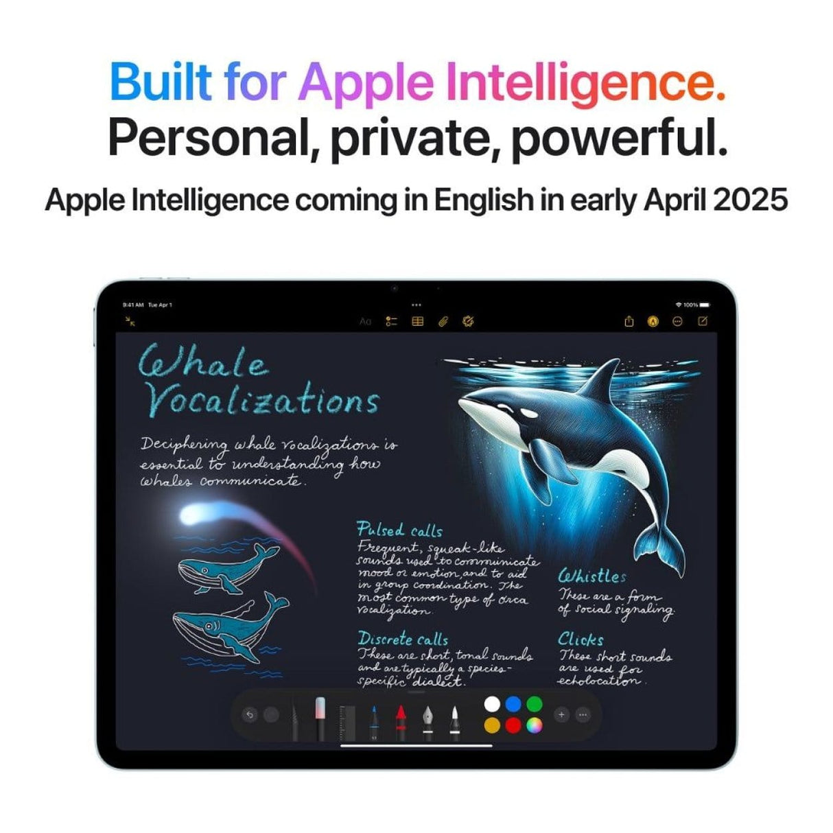 Apple iPad Air 11-inch Tablet - Apple M3 128GB ROM 8GB RAM Purple MCFY4QA/A
