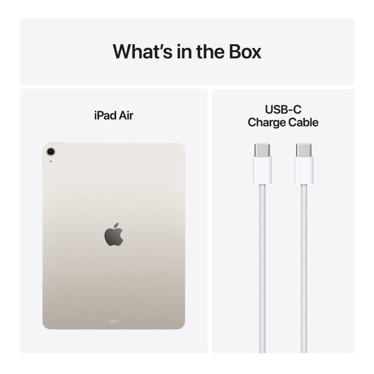 Apple iPad Air 13-inch Tablet - Apple M3 128GB ROM 8GB RAM Wi-Fi iPadOS 18 Starlight MCNK4QA/A