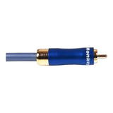 Monkey Cable RCA Male to Male Clarity Subwoofer Cable 6m Blue MCYSUB6