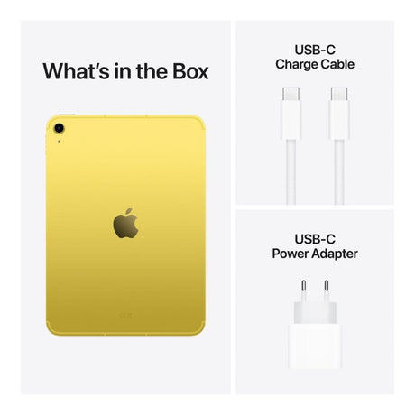 Apple iPad 11-inch Tablet - Apple A16 128GB ROM 8GB RAM Wi-Fi iPadOS 18 Yellow MD4D4QA/A
