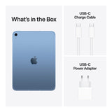 Apple iPad 11-inch Tablet - Apple A16 256GB ROM 8GB RAM Wi-Fi 5G iPadOS 18 Blue MD7L4QA/A