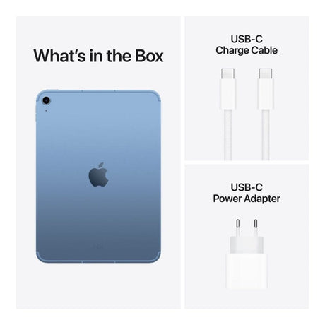 Apple iPad 11-inch Tablet - Apple A16 256GB ROM 8GB RAM Wi-Fi 5G iPadOS 18 Blue MD7L4QA/A