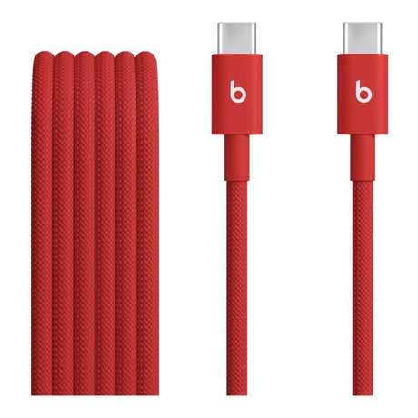Beats by Dr. Dre 1.5m USB-C Woven Cable - Rapid Red MDGF4EE/A