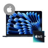 Apple MacBook Air 13.6-inch Retina Laptop - Apple M5 512GB SSD 16GB RAM macOS Midnight