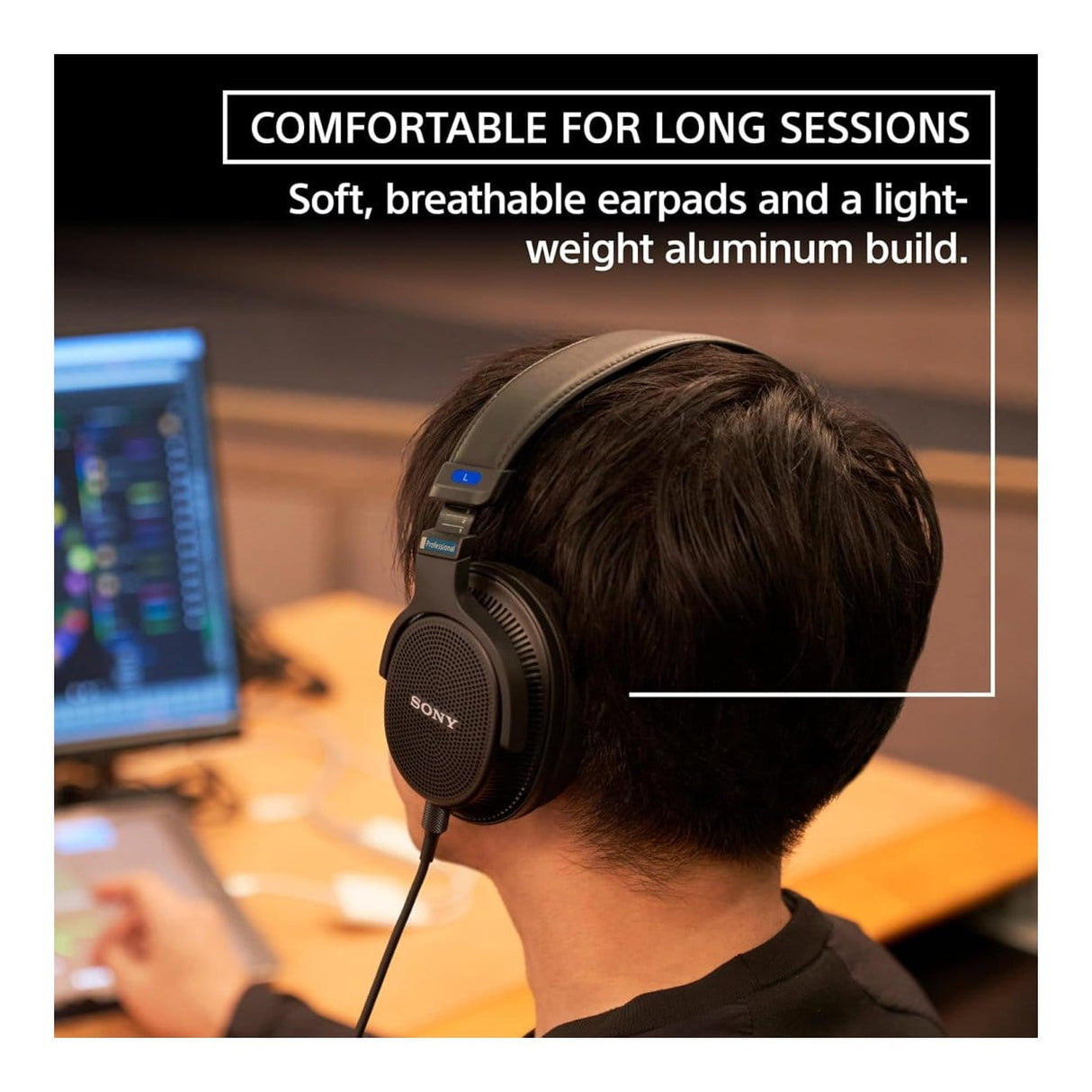 Sony MDR-MV1 Studio Wired Headset Black