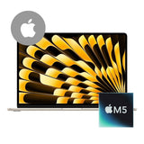 Apple MacBook Air 15.3-inch Retina Laptop - Apple M5 512GB SSD 16GB RAM macOS Starlight