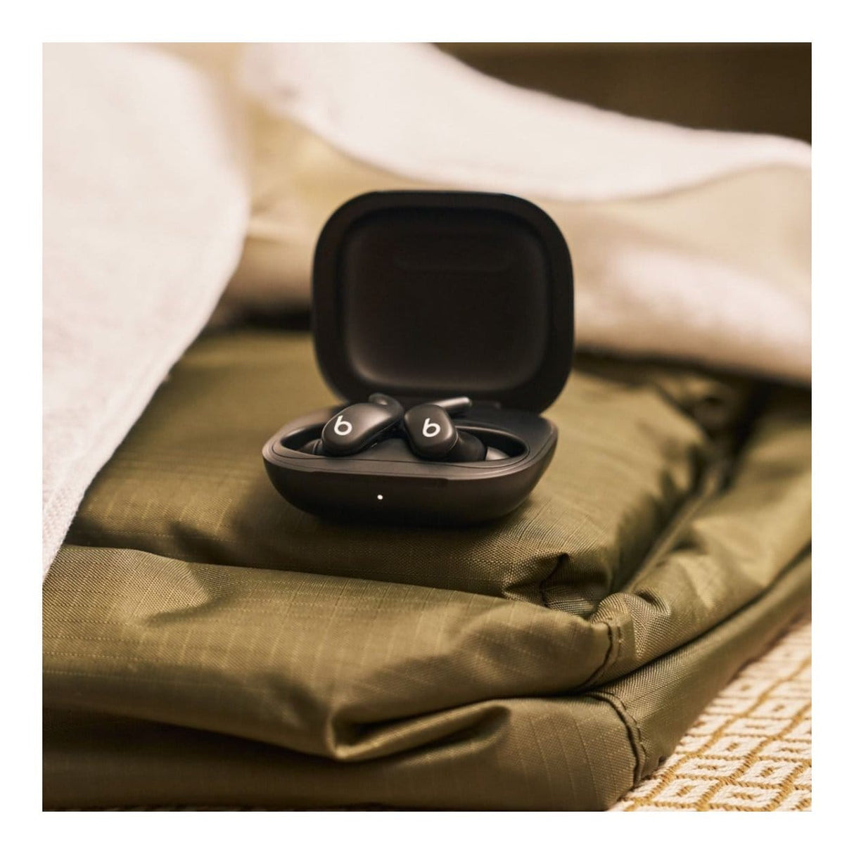 Apple Powerbeats Fit Wireless Noise-Cancelling Earbuds with Ultimate Secure Fit - Jet Black ME2J4AE/A