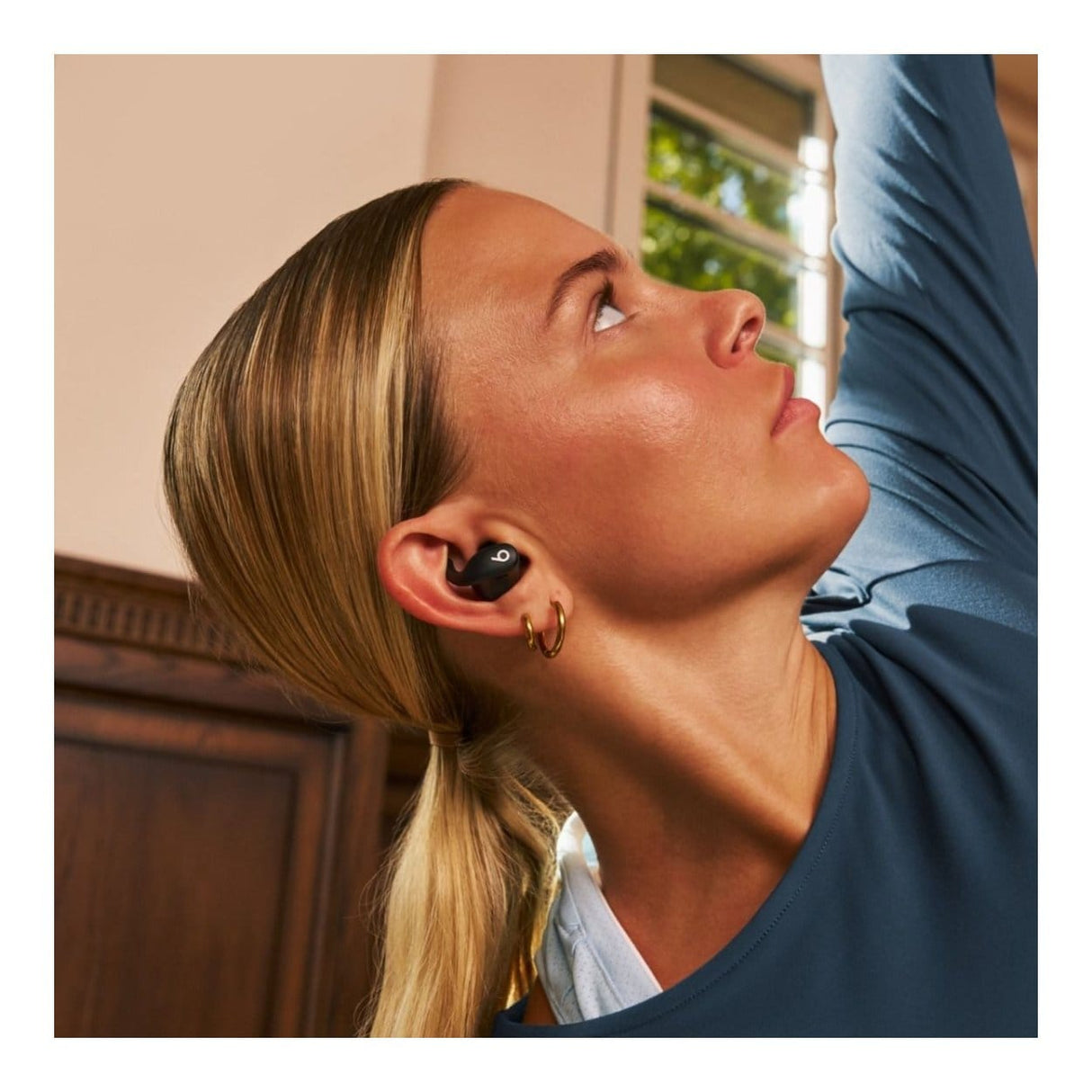 Apple Powerbeats Fit Wireless Noise-Cancelling Earbuds with Ultimate Secure Fit - Jet Black ME2J4AE/A
