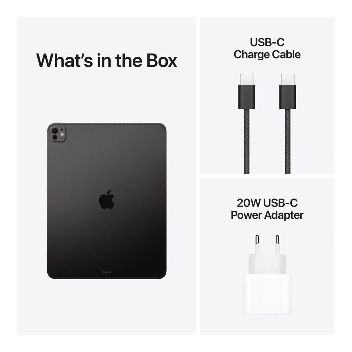 Apple 13-inch iPad Pro Tablet - Apple M5 1TB ROM 16GB RAM iPadOS 26 Wi-Fi Cellular Space Black ME8G4QA/A