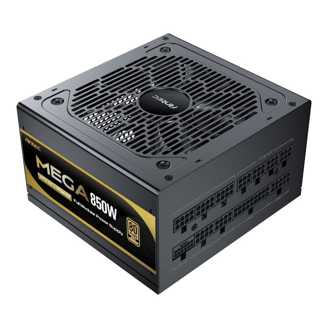 Antec MEGA 850W 80 PLUS Gold ATX3.1 PCIE 5.1 Fully Modular Power Supply MEGA850