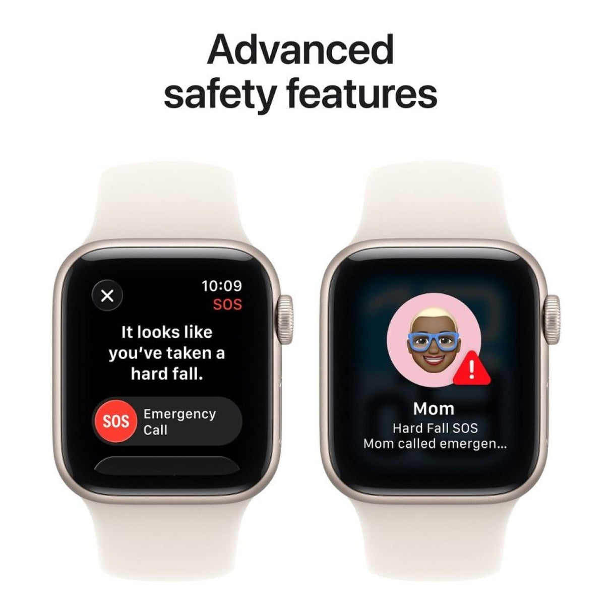 Apple Watch SE 3 GPS 40mm Starlight Aluminium Case with Starlight Sport Band S/M MEH34AF/A