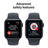 Apple Watch SE 3 GPS 40mm Midnight Aluminium Case with Midnight Sport Band S/M MEH94AF/A