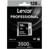 Lexar 128GB Professional 3500x CFast 2.0 Memory Card MEMLXCFAST3500P128