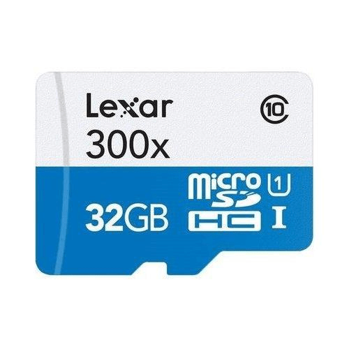 Lexar 300x 32GB C10 UHS-I MicroSDHC Memory Card MEMLXSDMM30032