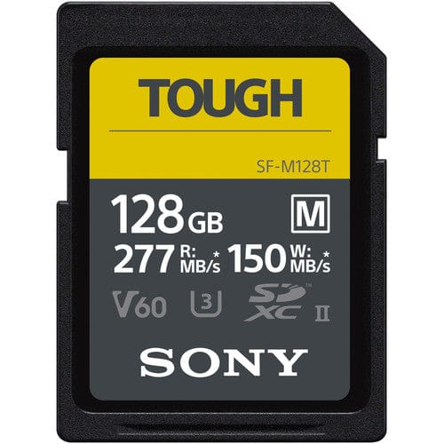 Sony Tough Series 128GB UHS-II M V60 Memory Card MEMSOSF-M128T