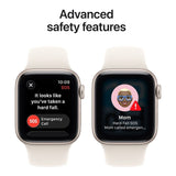 Apple Watch SE 3 GPS + Cellular 44mm Starlight Aluminium Case with Starlight Sport Band S/M