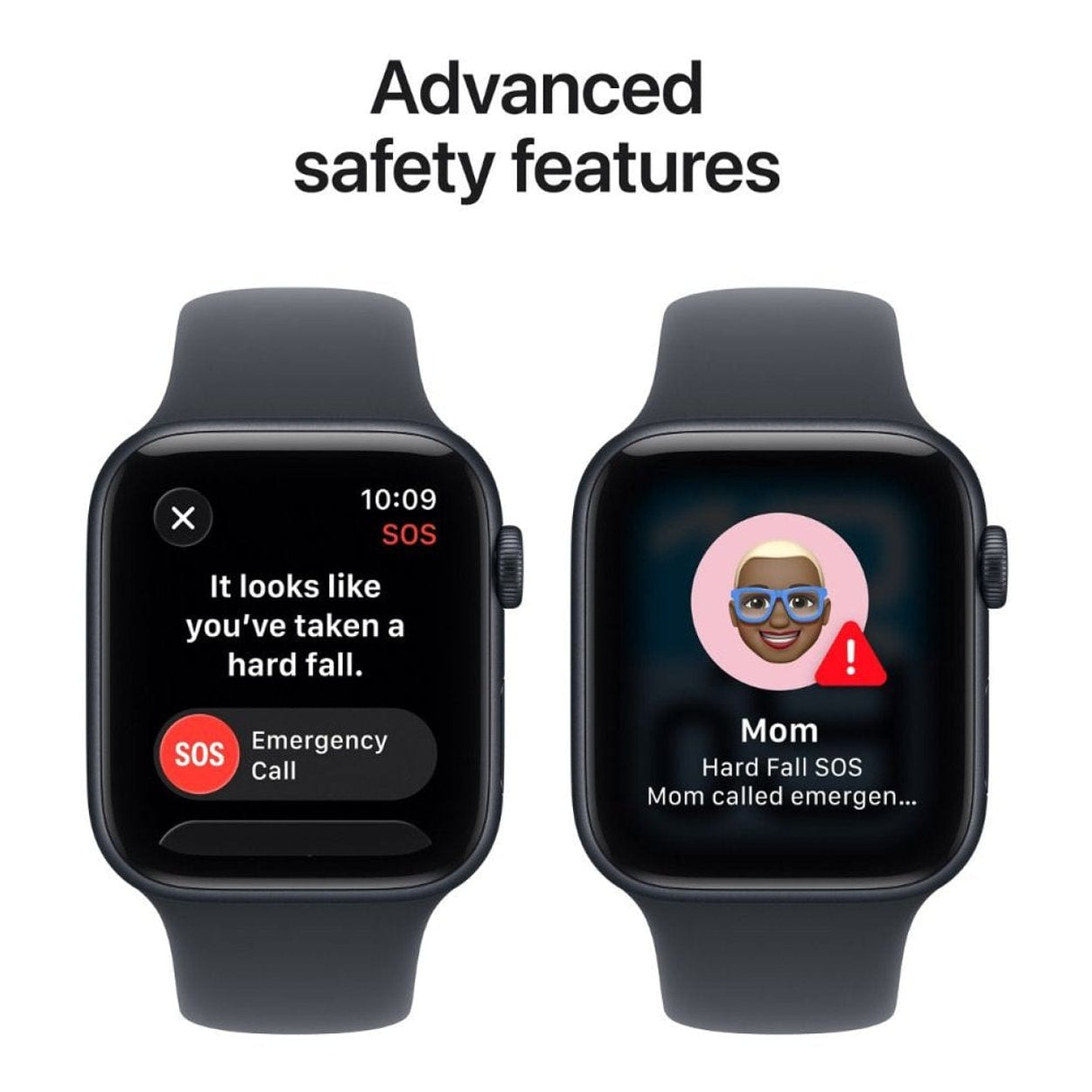 Apple Watch SE 3 GPS + Cellular 44mm Midnight Aluminium Case with Midnight Sport Band S/M