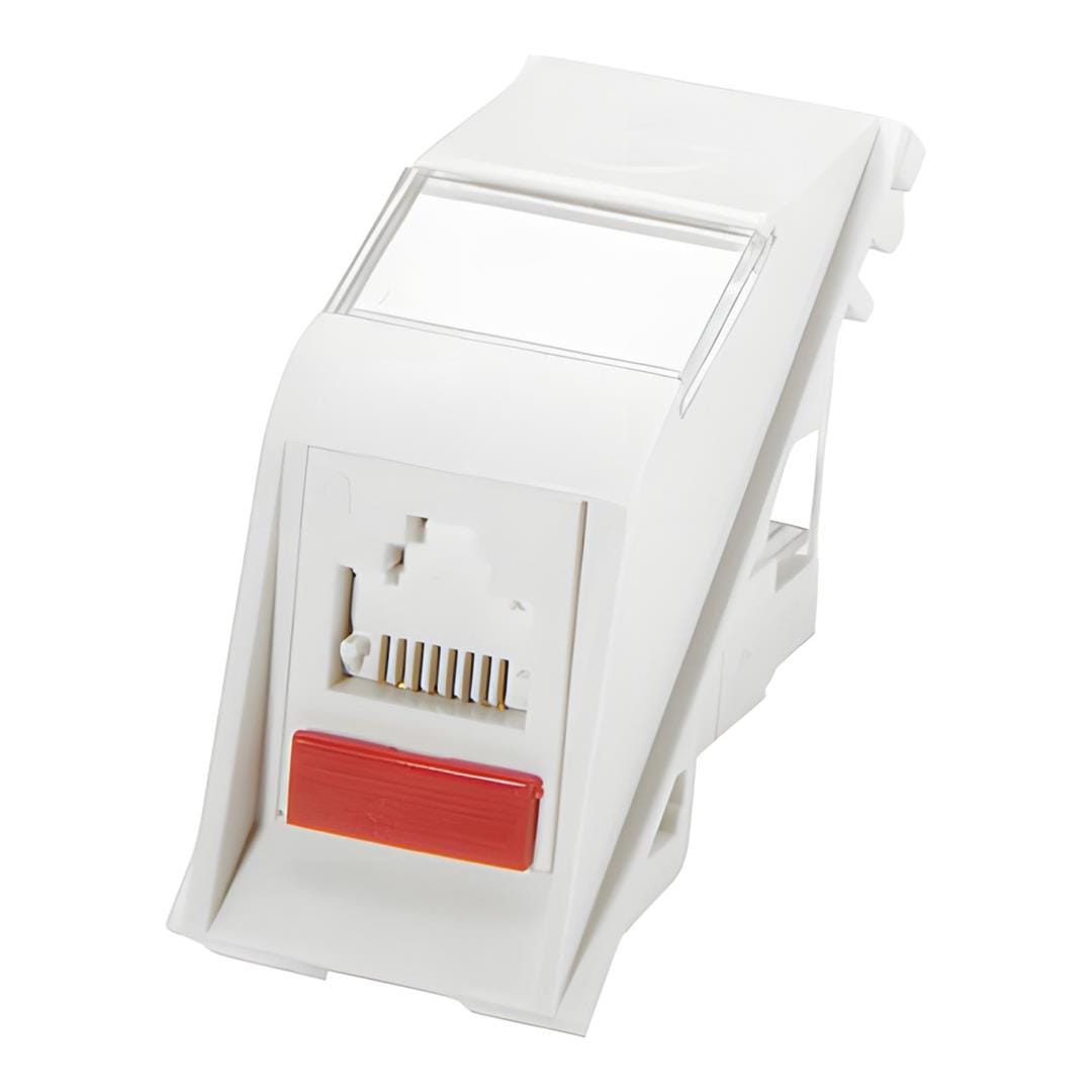 Molex PowerCat 6 Euromod II DataGate RJ45 568A/B Module - White MEU-00056-02
