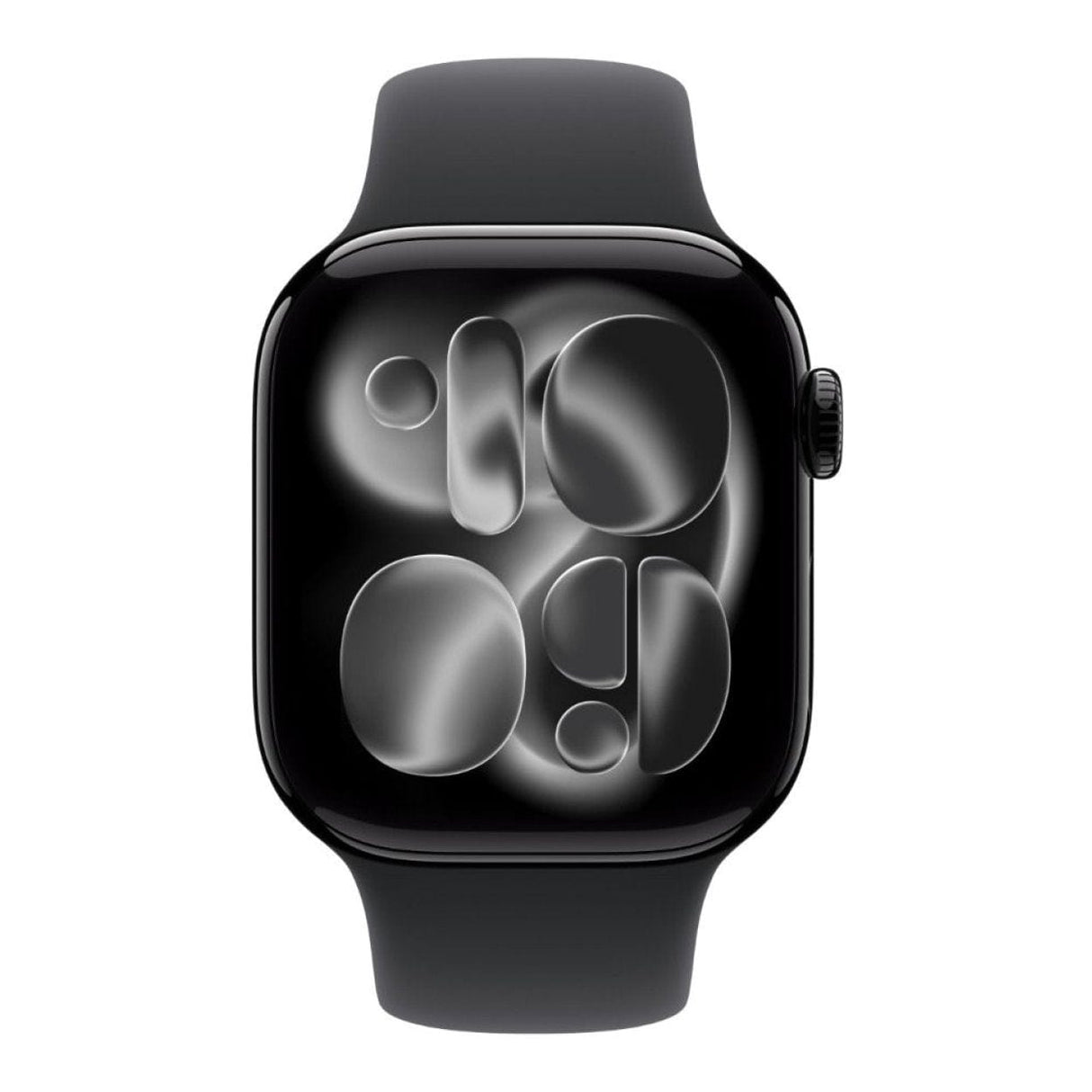 Apple Watch Series 11 GPS 46mm Jet Black Aluminium Case with Black Sport Band S/M MEUW4AF/A