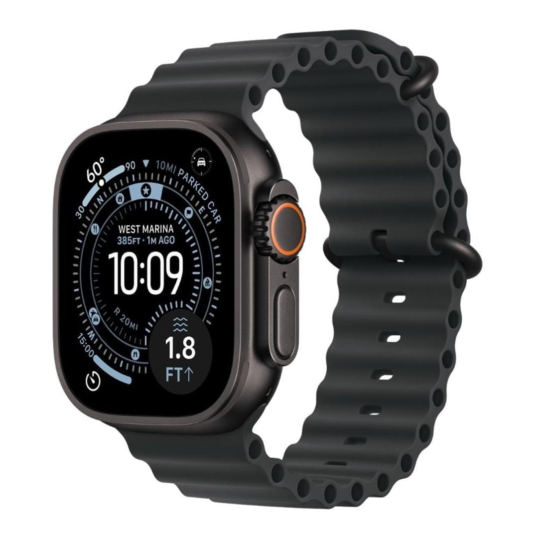Apple Watch Ultra 3 GPS + Cellular 49mm Black Titanium Case with Black Ocean Band MF0J4AF/A