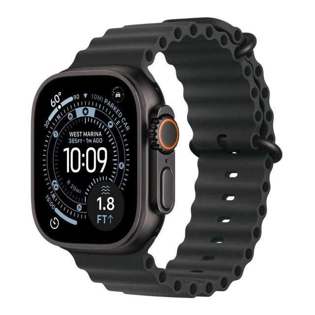 Apple Watch Ultra 3 GPS + Cellular 49mm Black Titanium Case with Black Ocean Band MF0J4AF/A