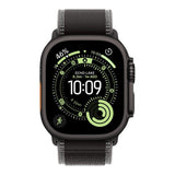 Apple Watch Ultra 3 GPS + Cellular 49mm Black Titanium Case with Black/Charcoal Trail Loop S/M