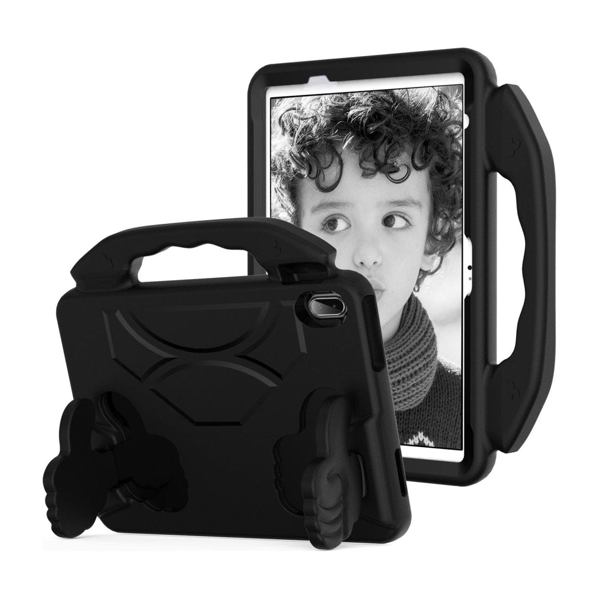 Tuff-Luv Rugged Kids Armour Case and Stand for the Apple iPad 10th Generation Black MF2368