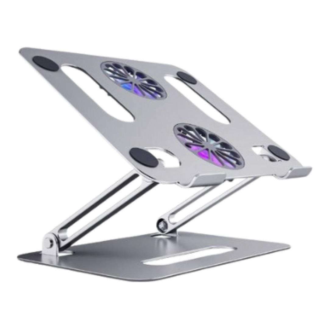 Tuff-Luv Aluminum Height-Adjustable Notebook Stand Silver MF2523