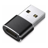 Tuff-Luv USB-C Female to USB-A Male Transmission and Charging Adapter Black MF2582