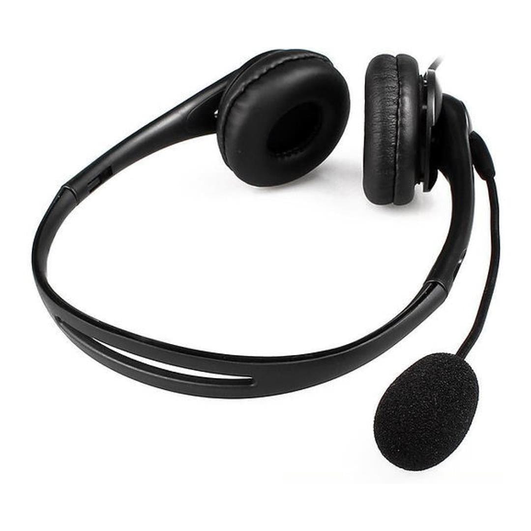 Tuff-Luv RJ9 Dual Ear Headset with Noise Isolating Microphone for Office Phones MF2591