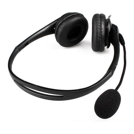 Tuff-Luv RJ9 Dual Ear Headset with Noise Isolating Microphone for Office Phones MF2591