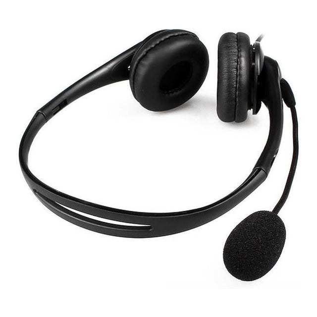 Tuff-Luv RJ9 Dual Ear Headset with Noise Isolating Microphone for Office Phones MF2591