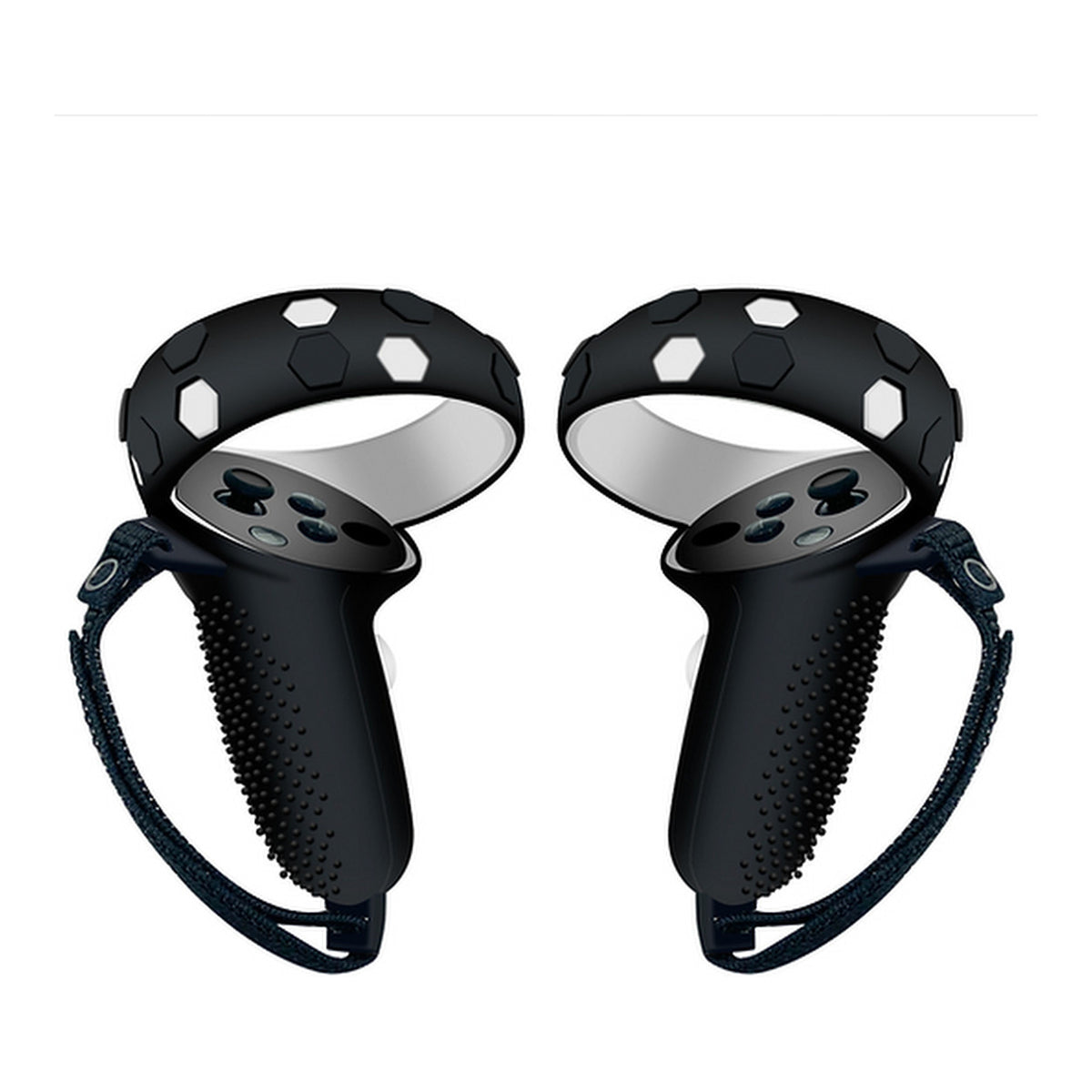 Tuff-Luv Silicone Grip Cover Set for Oculus Quest 2 VR Touch Controllers MF2593
