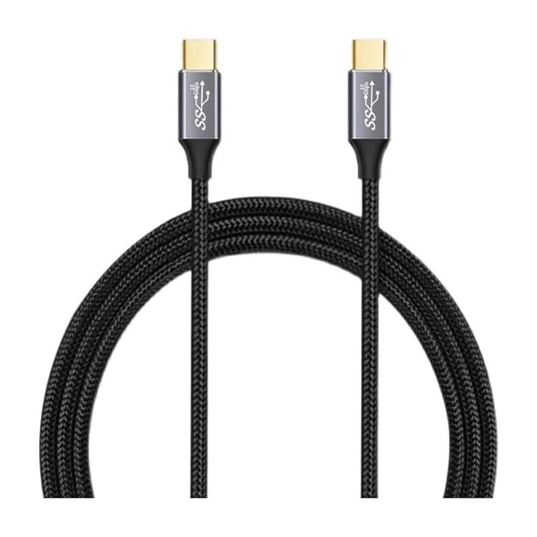 Tuff-Luv 100W Type-C Male to Male Cable 3m Black MF2594