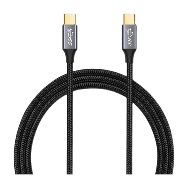 Tuff-Luv 100W Type-C Male to Male Cable 3m Black MF2594